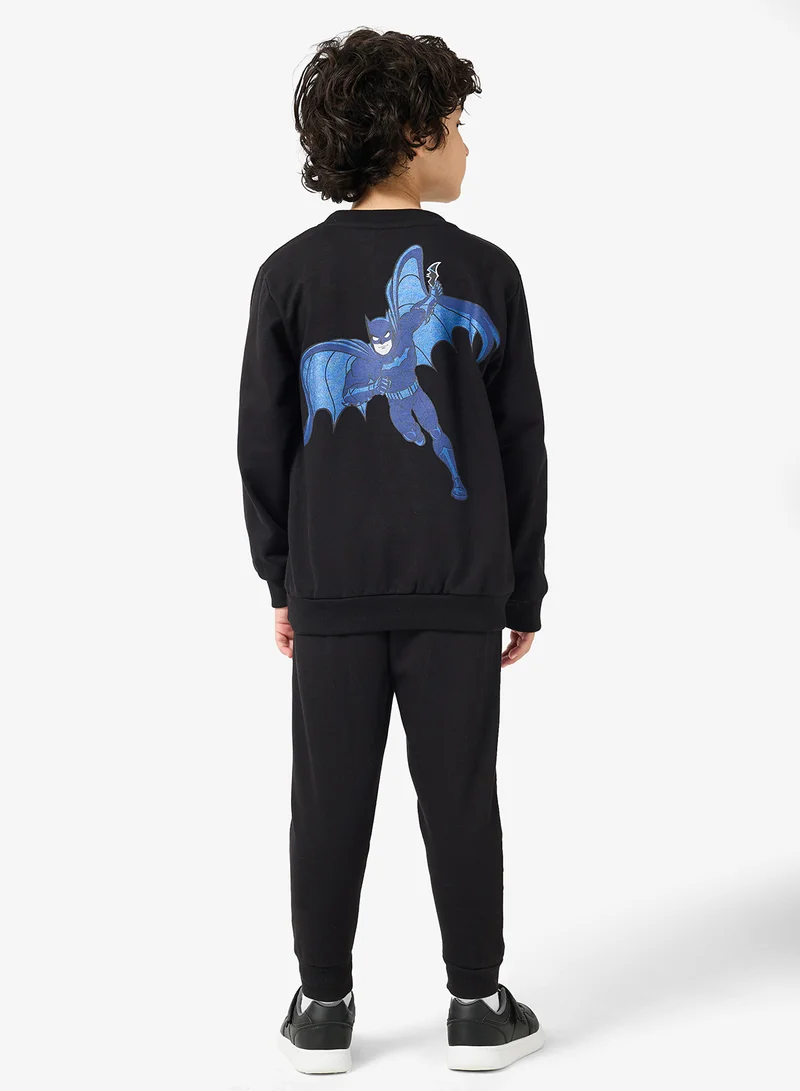 Warner Bros Kids Batman Sweatshirt And Sweatpants